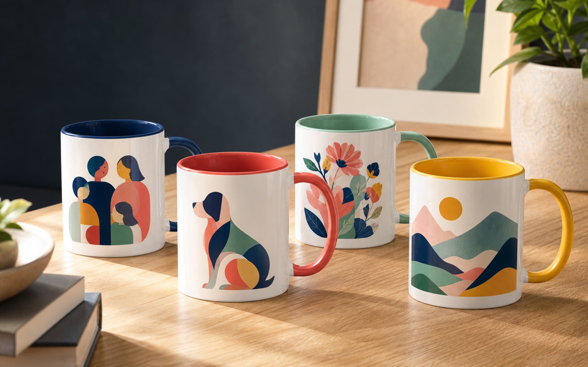 Personalized ceramic photo mug