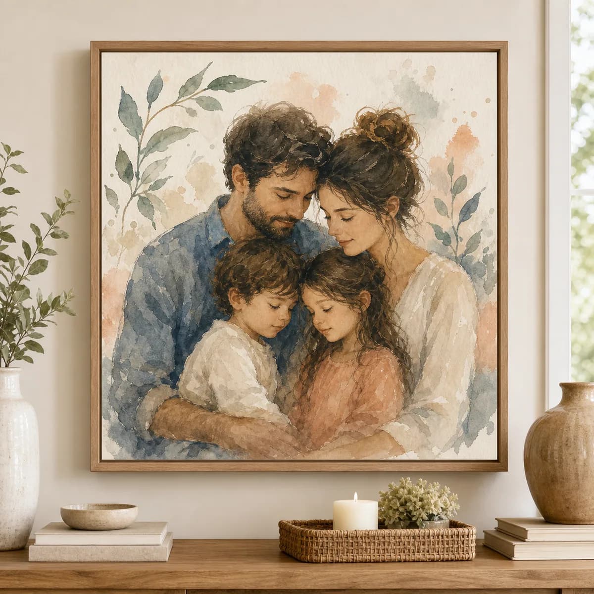 Personalized Bereavement Gift Portrait