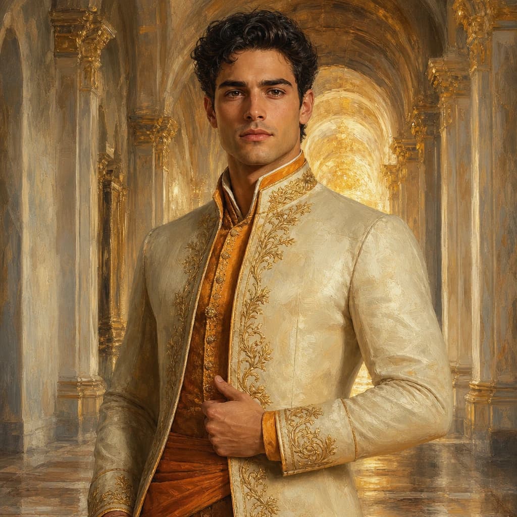 Sunlit Royal Courtier