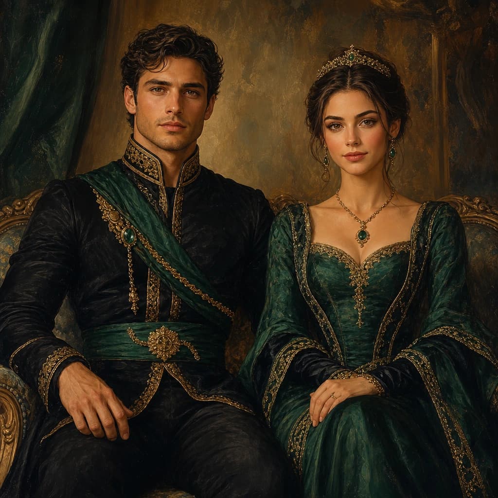 Emerald Throne Couple