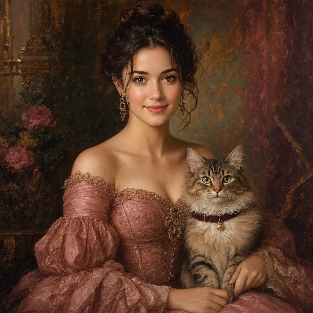 Duchess and Royal Cat