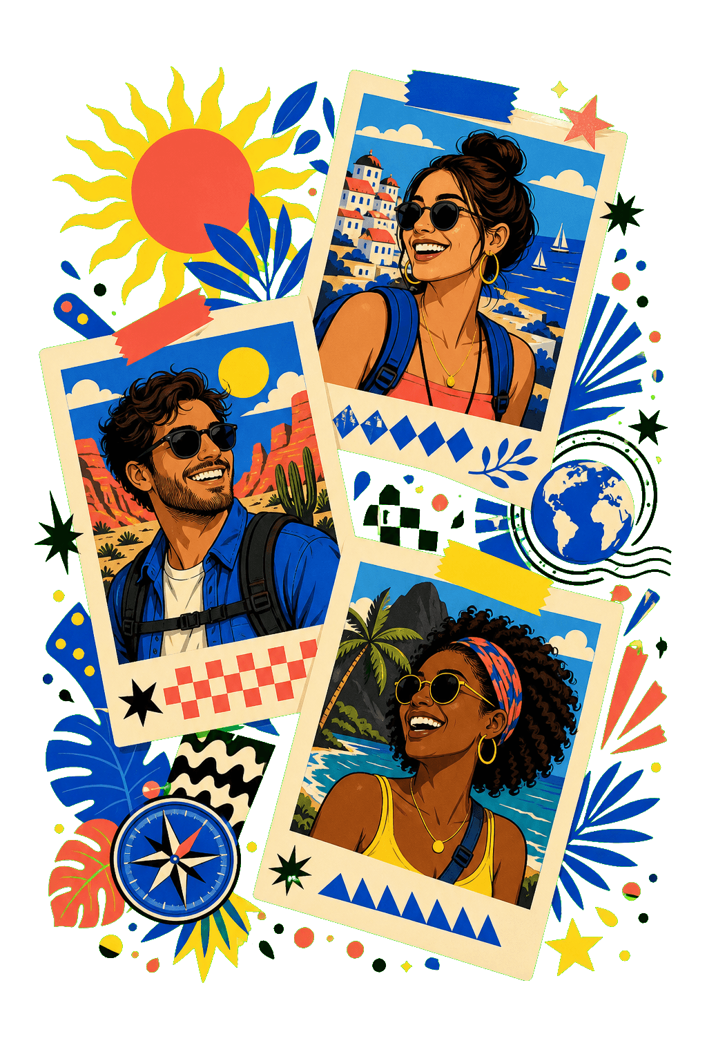 Friends Tour Collage