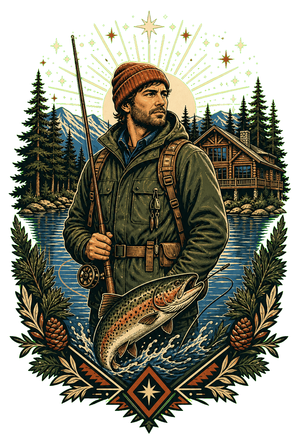 Father's Day Fishing Lodge