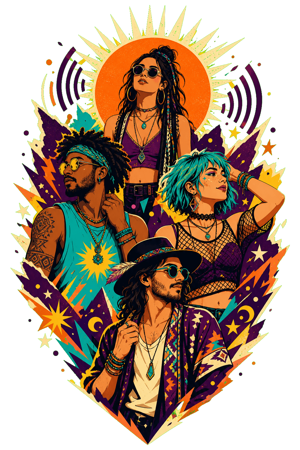 Friends Music Festival Poster