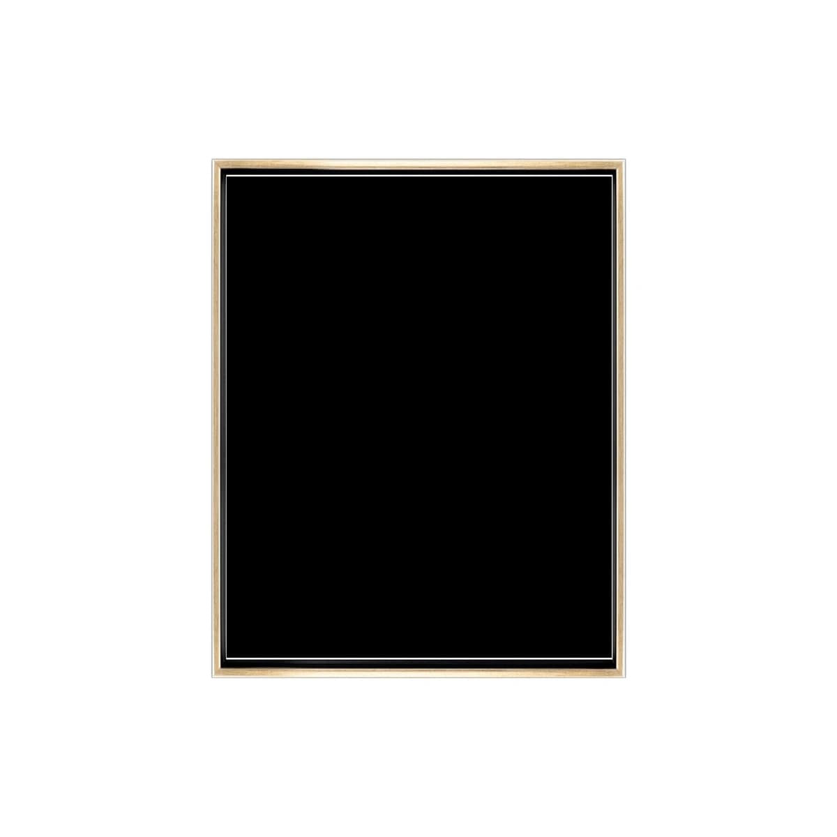 8x10 Black & Gold Trim custom oil portrait frame