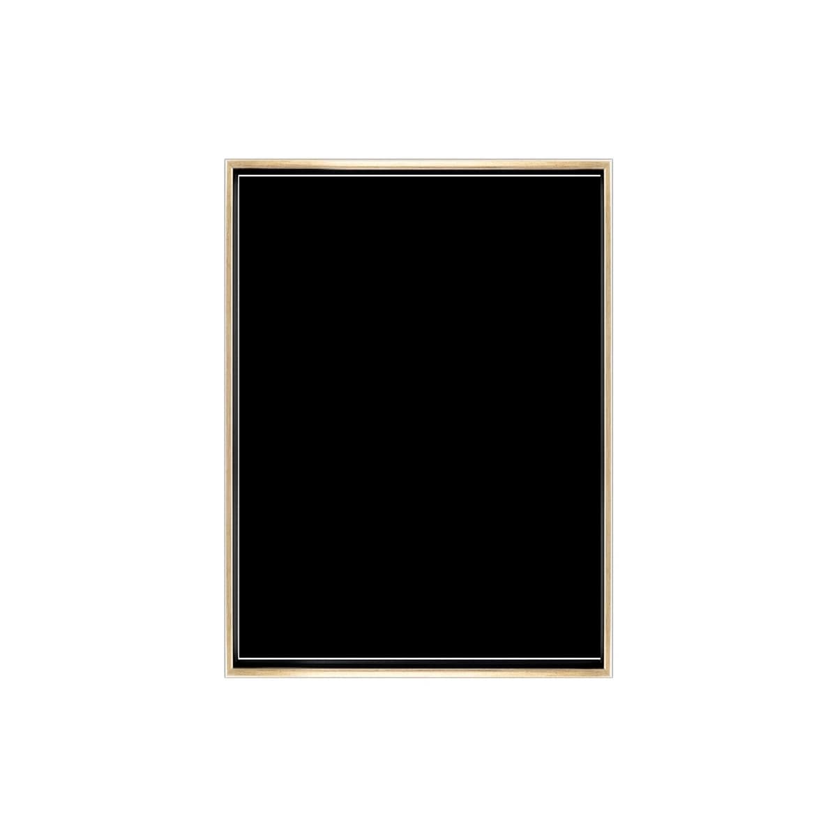 12x16 Black & Gold Trim custom oil portrait frame
