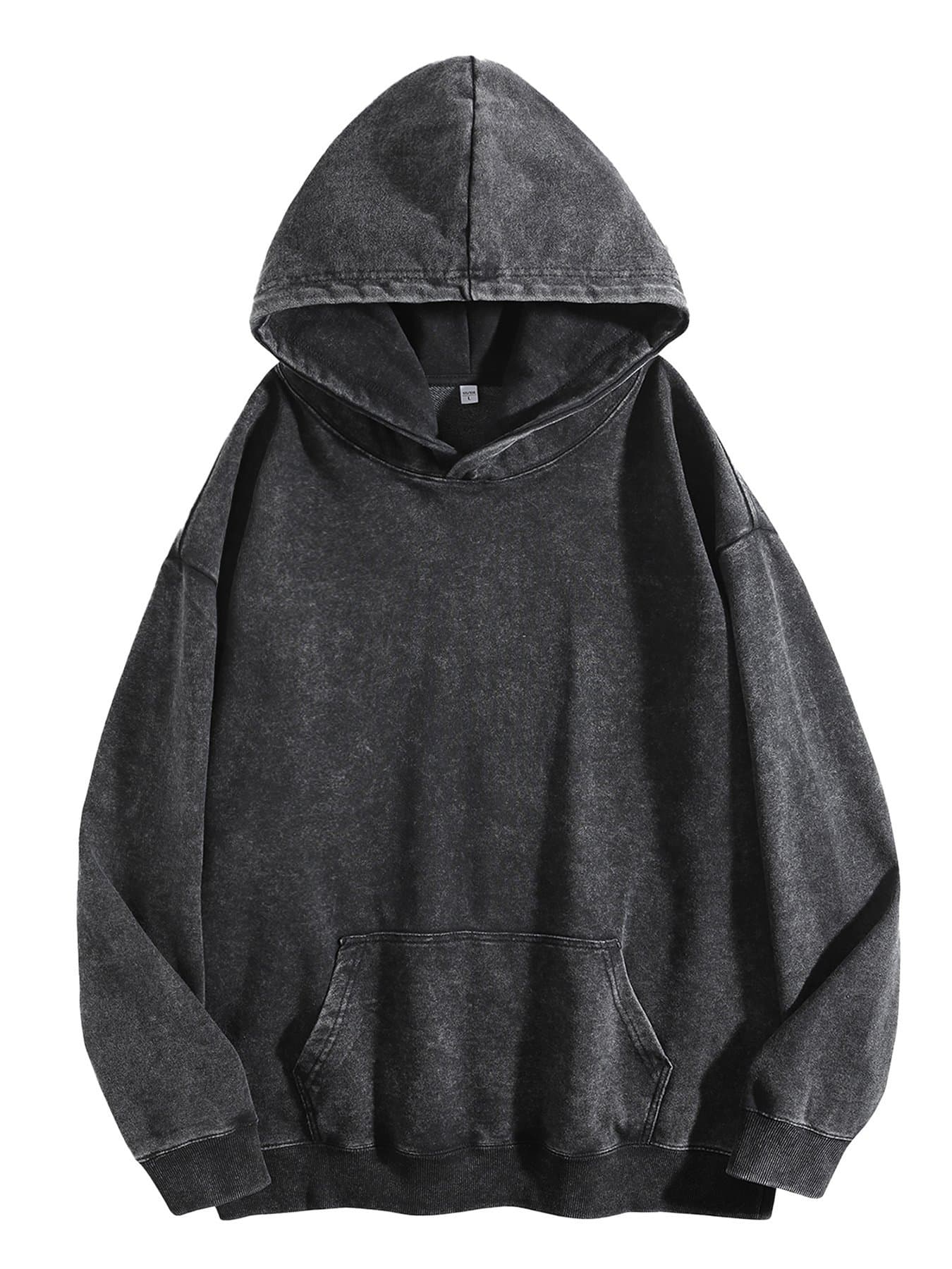 Custom 400GSM Washed Vintage Hoodie - alternate view