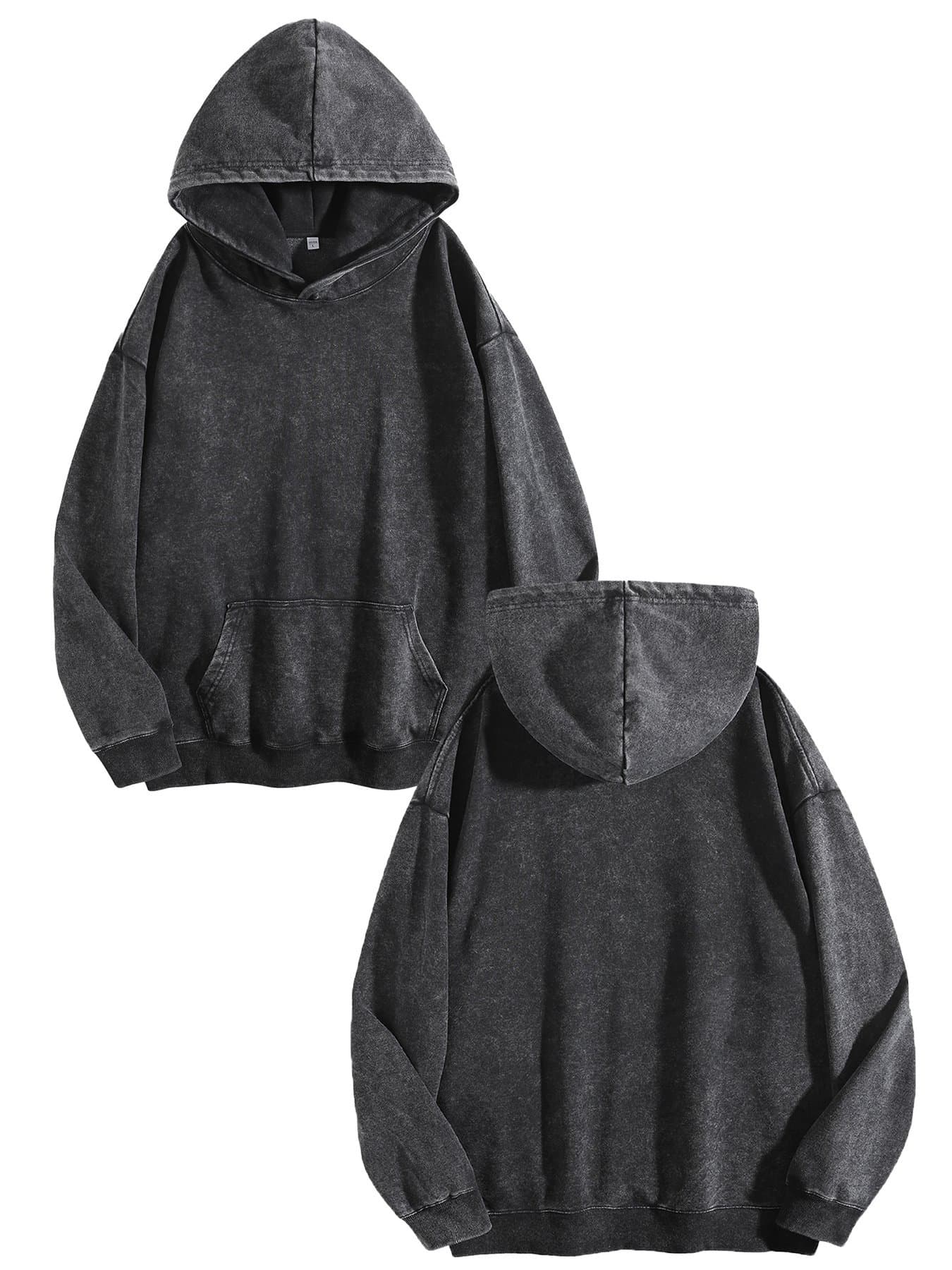 Custom 400GSM Washed Vintage Hoodie - View 1