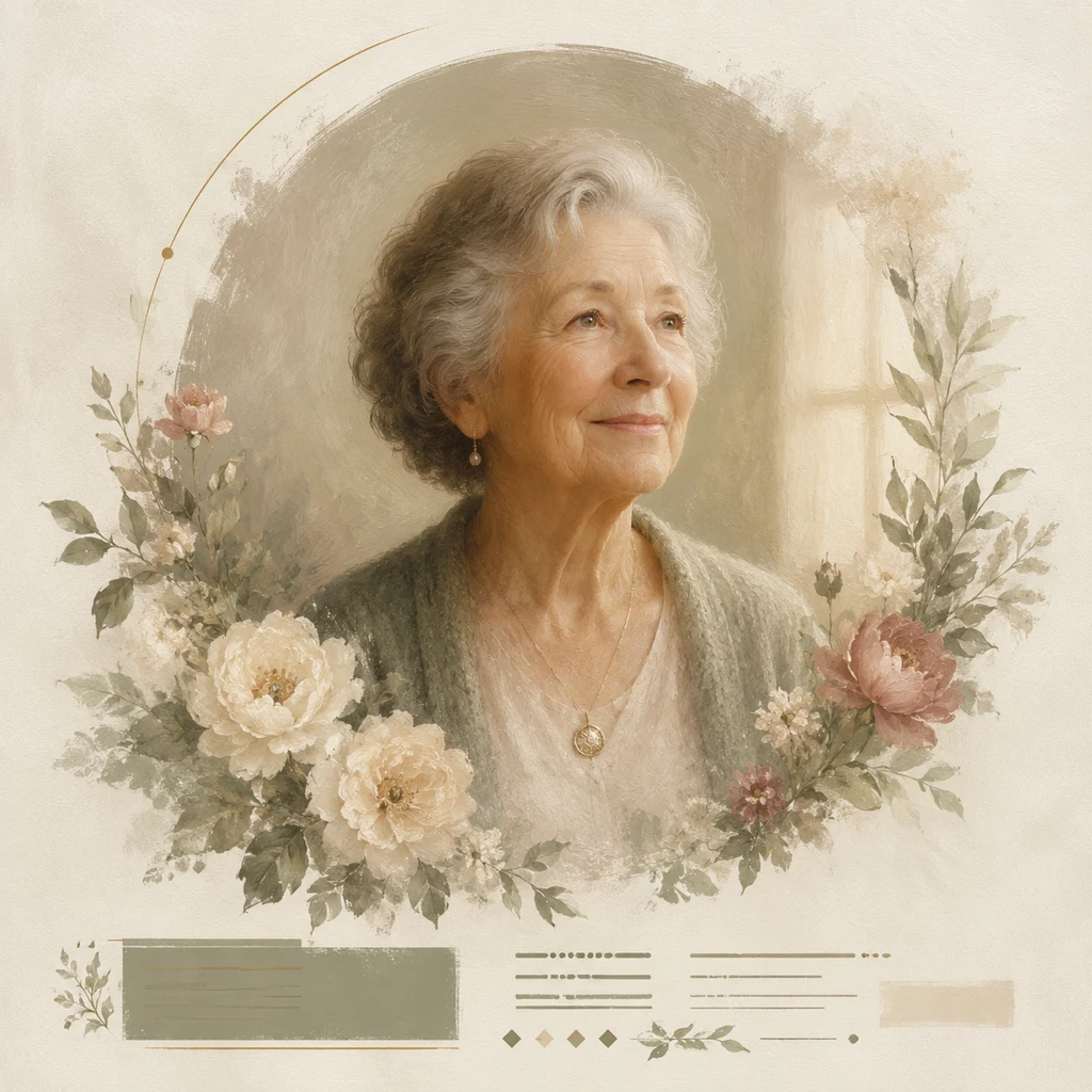 Gentle Memorial Portrait